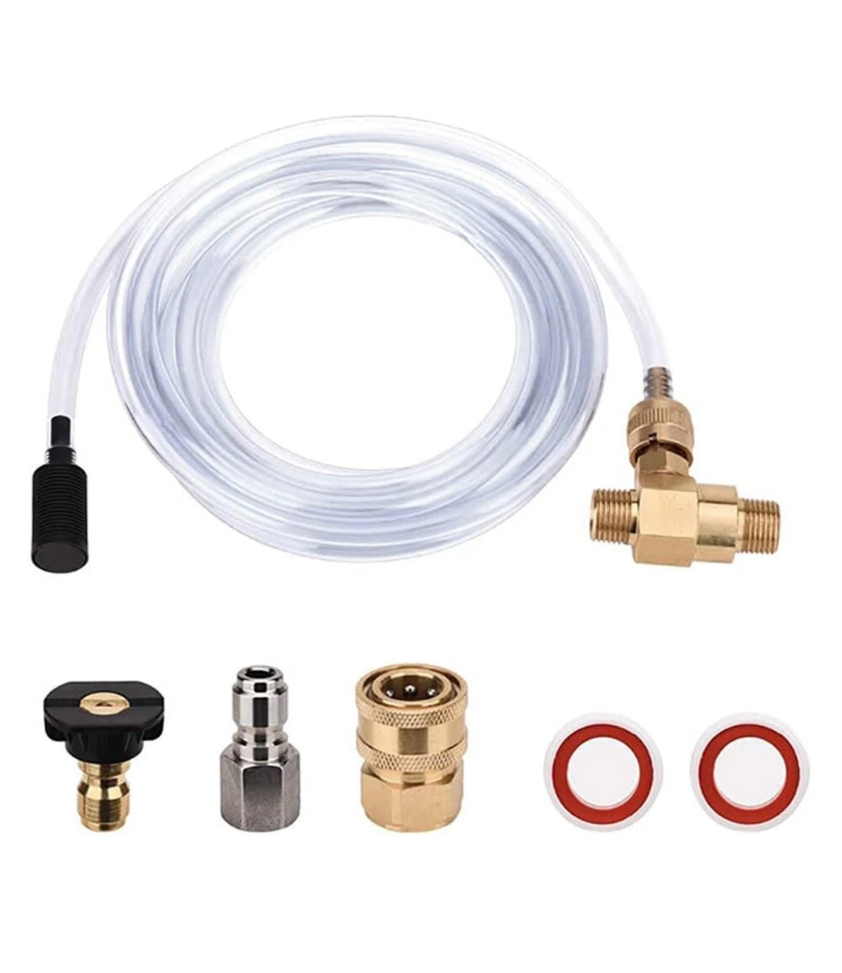 Pressure Washer Chemical Injector Kit with 3 Metre Hose – 5000 PSI