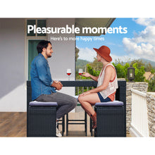 Load image into Gallery viewer, Gardeon 7-Piece Outdoor Bar Set Dining Table Stools Wicker Patio Setting