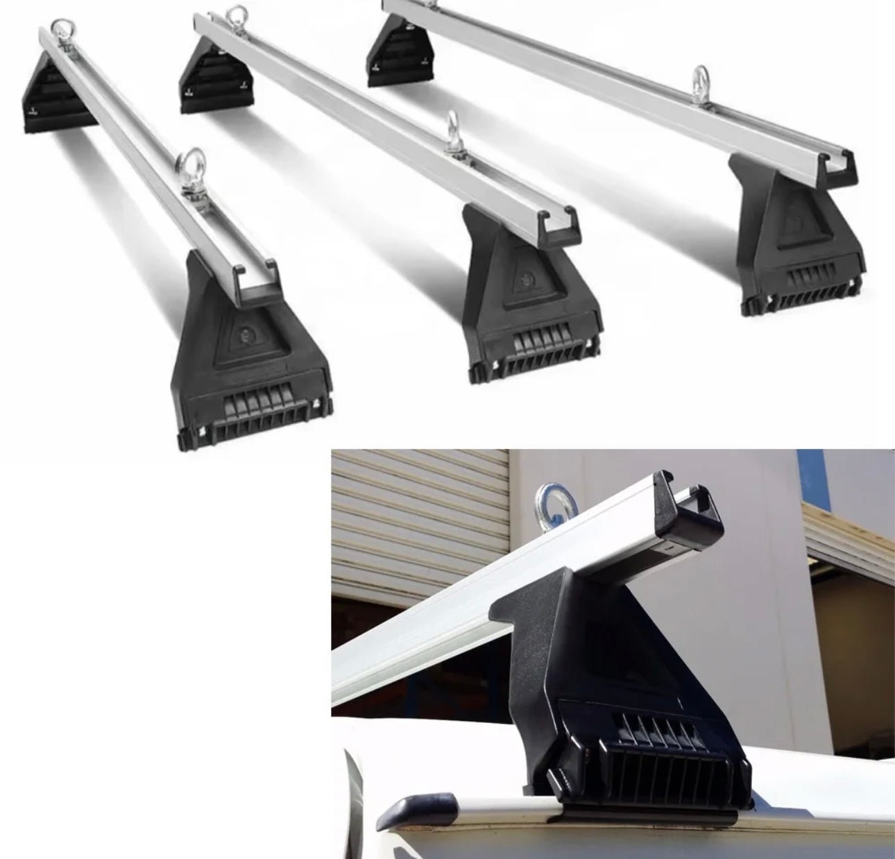 Heavy Duty Aluminium For Toyota HiAce LWB Roof Rack 1999–2018 – 3-Piece