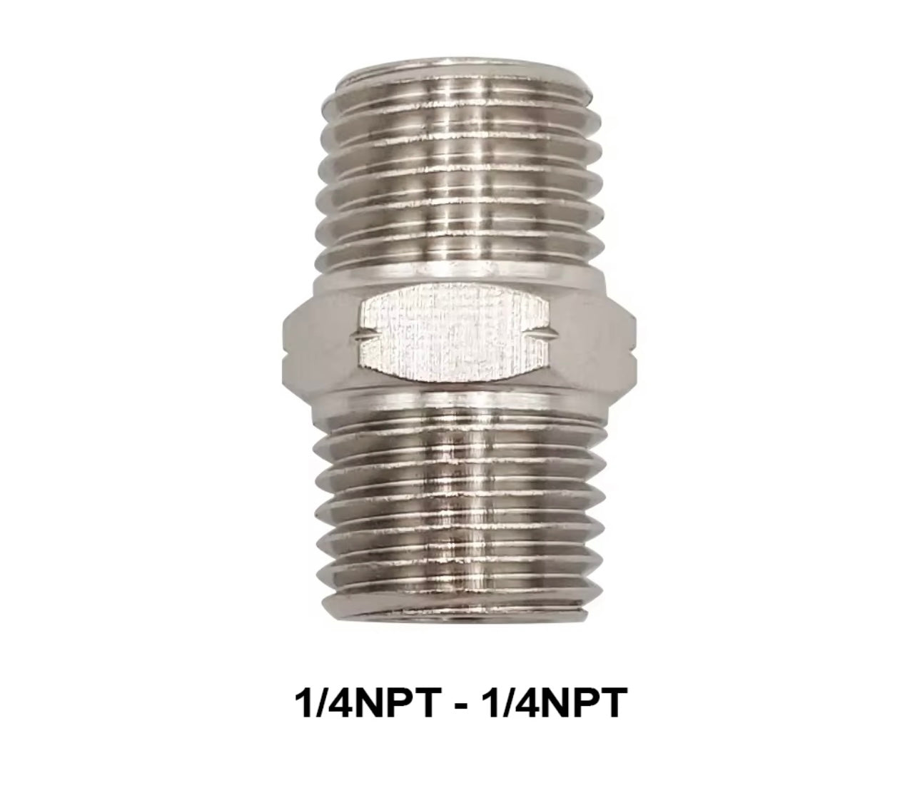 NPT 1/4” Male Thread Airless Hose Connector – 1/4” Hose to Hose Adapter