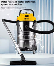 Load image into Gallery viewer, Commercial Stainless Steel Wet & Dry Vacuum Cleaner 35L 1800W Heavy Duty