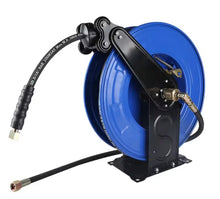 Load image into Gallery viewer, 20M Retractable Pressure Washer Hose Reel 7250 PSI Auto Rewind Dual Arm Steel Wire Hose