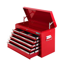 Load image into Gallery viewer, Giantz 9 Drawer Tool Box Cabinet Chest Toolbox Storage Garage Organiser Red