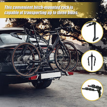 Load image into Gallery viewer, 3 Bicycle Bike Rack Hitch Mount Carrier Car