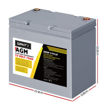 Load image into Gallery viewer, Giantz AGM Deep Cycle Battery 12V 75Ah Box Portable Solar Caravan Camping