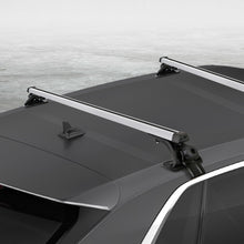 Load image into Gallery viewer, Universal Car Roof Racks Pod Aluminium Cross Bars Brackets 145cm Silver
