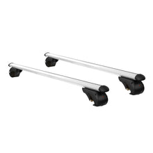 Load image into Gallery viewer, Universal Car Roof Racks Pod Aluminium Cross Bars Adjustable 108cm Silver