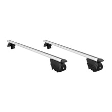Load image into Gallery viewer, Universal Car Roof Racks Pod Aluminium Cross Bars Upgraded Holder 126cm Silver