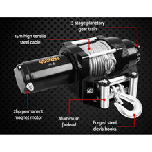 Load image into Gallery viewer, Giantz 4WD Electric Car Winch 4500LBS/2041KG