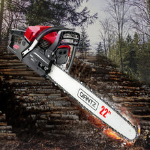 Load image into Gallery viewer, GIANTZ Latest 62cc Petrol Commercial Chainsaw 22 Bar E-Start Chain Saw Pruning