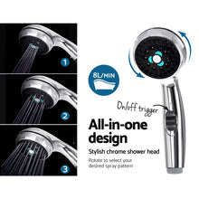 Load image into Gallery viewer, Devanti Portable Gas Water Heater 8L/Min LPG System Black