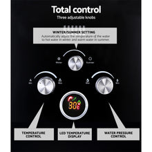 Load image into Gallery viewer, Devanti Portable Gas Water Heater 8L/Min With Pump LPG System Black