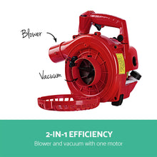 Load image into Gallery viewer, Giantz Petrol Leaf Blower Garden Vacuum Handheld Commercial Outdoor Tool 36CC