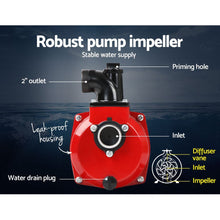 Load image into Gallery viewer, Giantz Petrol Water Pump 2" Transfer High Flow Fire Fighting Irrigation