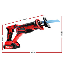 Load image into Gallery viewer, Giantz 18V Lithium Cordless Reciprocating Saw Electric Corded Sabre Saw Tool
