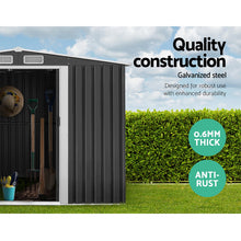 Load image into Gallery viewer, Giantz Garden Shed 2.58x3.14M w/Metal Base Sheds Outdoor Storage Workshop Shelter Sliding Door