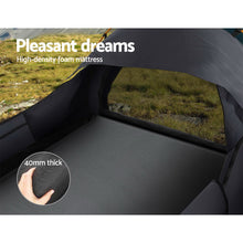 Load image into Gallery viewer, Weisshorn Double Swag Camping Swags Canvas Tent Deluxe Dark Grey Large Bag