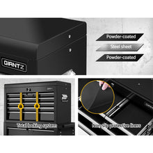 Load image into Gallery viewer, Giantz 16 Drawer Tool Box Cabinet Chest Trolley Toolbox Garage Storage Black