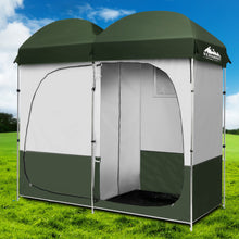 Load image into Gallery viewer, Weisshorn Double Camping Shower Toilet Tent Outdoor Portable Change Room