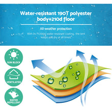 Load image into Gallery viewer, Weisshorn Double Camping Shower Toilet Tent Outdoor Fast Set Up Change Room