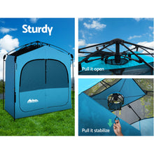 Load image into Gallery viewer, Weisshorn Double Camping Shower Toilet Tent Outdoor Fast Set Up Change Room