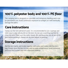 Load image into Gallery viewer, Weisshorn Instant Up Camping Tent 4 Person Pop up Tents Family Hiking Dome Camp