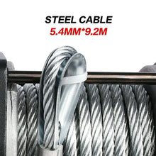 Load image into Gallery viewer, X-BULL Electric Winch 3000lbs/1360kg Wireless 12V Steel Cable ATV 4WD BOAT 4X4