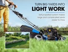 Load image into Gallery viewer, POWERBLADE Lawn Mower 18 175cc Petrol Self-Propelled Push Lawnmower 4-Stroke