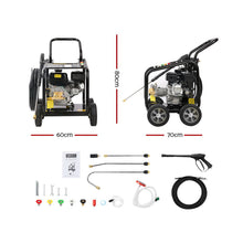 Load image into Gallery viewer, Giantz 4800PSI Petrol High Pressure Cleaner Washer 10HP 20M Hose Gurney