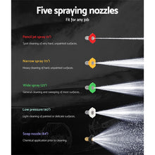 Load image into Gallery viewer, Giantz 4800PSI Petrol High Pressure Cleaner Washer 10HP 20M Hose Gurney