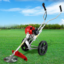 Load image into Gallery viewer, Giantz 62cc Petrol Brush Cutter Whipper Saw Trimmer 2 Stroke 3-in-1 Wheel
