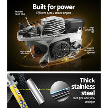 Load image into Gallery viewer, Giantz 62cc Petrol Brush Cutter Whipper Saw Trimmer 2 Stroke 3-in-1 Wheel

