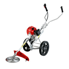Load image into Gallery viewer, Giantz 62cc Petrol Brush Cutter Whipper Saw Trimmer 2 Stroke 3-in-1 Wheel
