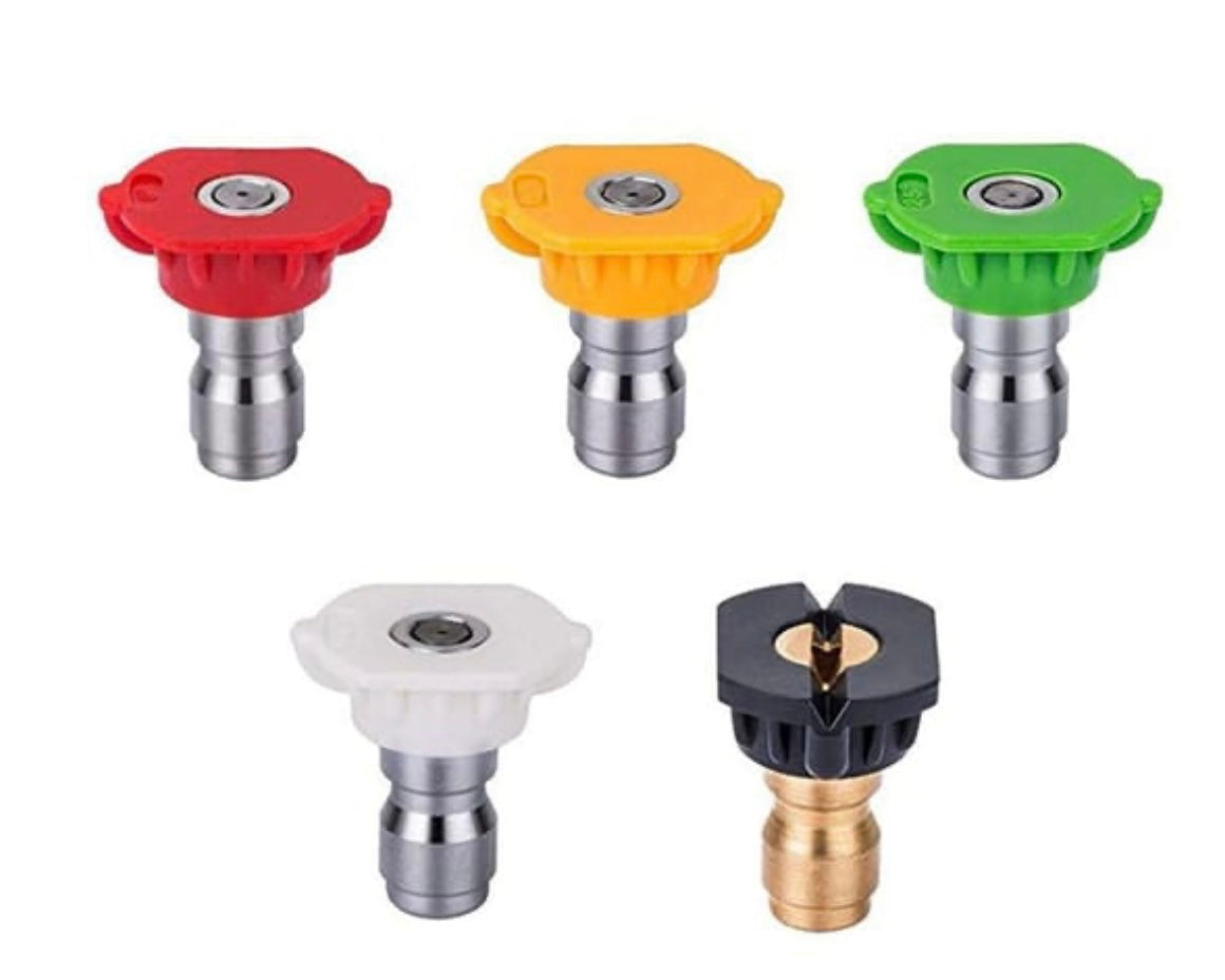 Pressure Washer 1/4 Inch Quick Connect Nozzle Tips 4000 PSI