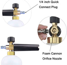 Load image into Gallery viewer, Pressure Washer Foam Cannon Lance with 1/4” Quick Connect – 1 Litre – 3000 PSI
