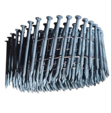Load image into Gallery viewer, 2.5mm x 50mm Hot Dipped Galvanised Coil Nails 15° Wire Collated Ring Shank Flat Head – 300PSC
