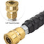 3/8” Double-Layer Steel Wire Braided High Pressure Washer Hose 30M Black – 7250 PSI