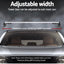 Universal Car Roof Racks Pod Aluminium Cross Bars 137cm Silver Adjustable with Mounting Brackets