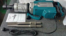 Load image into Gallery viewer, Industrial 2300W Heavy Duty Electric Demolition Jackhammer Grease System 75J 1900BPM HEX Head

