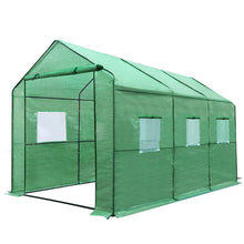 Load image into Gallery viewer, Green Fingers Greenhouse 3.5x2x2M Walk in Green House Tunnel Plant Garden Shed
