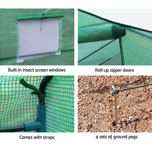 Load image into Gallery viewer, Green Fingers Greenhouse 3.5x2x2M Walk in Green House Tunnel Plant Garden Shed
