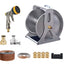 50M Heavy Duty Stainless Steel Wall Mount Garden & Car Wash Hose Reel 1/2”