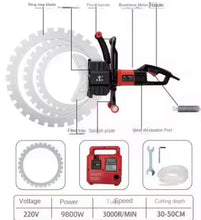 Load image into Gallery viewer, 610mm Brushless Electric Ring Saw Cutter 9000W with Diamond Blades
