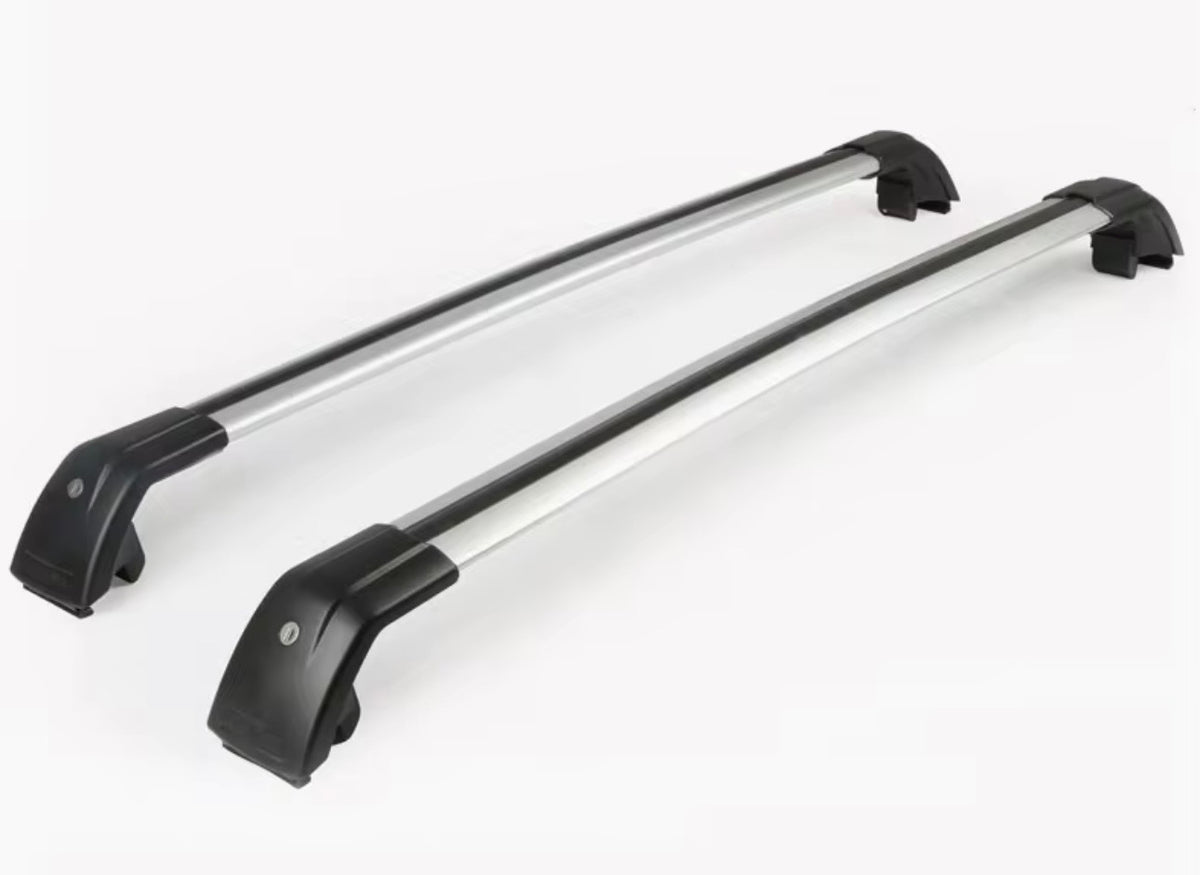 Universal Aluminium Adjustable Roof Rack Cross Bars for Flush Rails 105cm–110cm 150KG Capacity