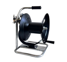 Load image into Gallery viewer, 200FT Heavy Duty Stainless Steel Jetting Reel 3/8” 5000 PSI with Gauge &amp; Valve
