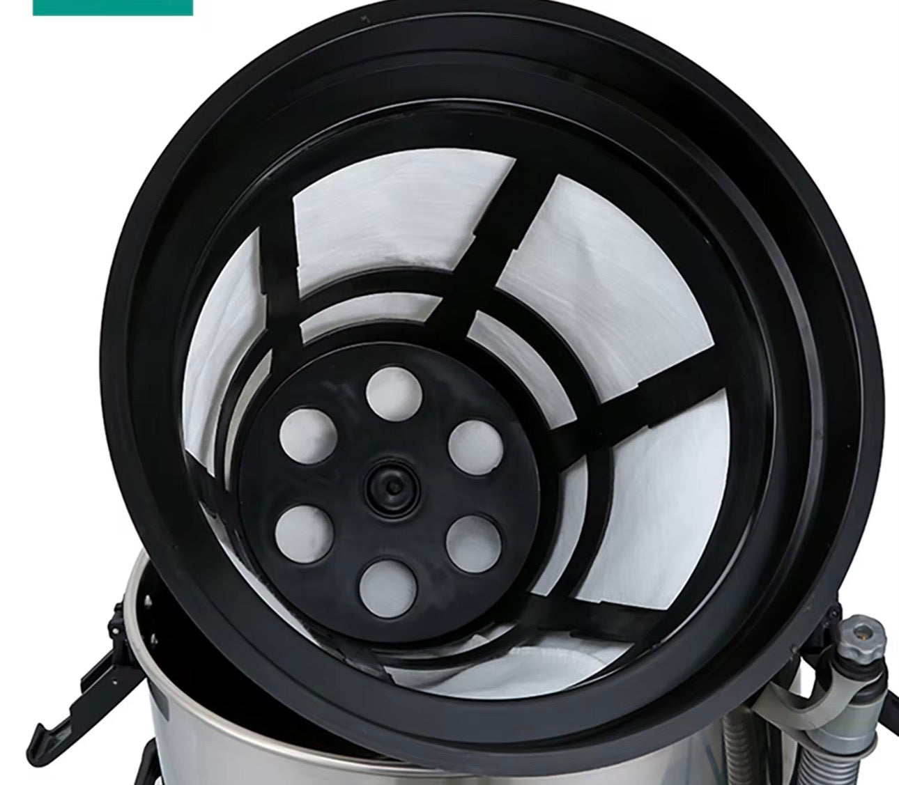 Industrial Triple Motor Wet & Dry Vacuum Cleaner 80L Stainless Steel 3000W