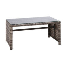 Load image into Gallery viewer, Gardeon 4 PCS Outdoor Sofa Set with Storage Cover Rattan Chair Furniture Grey
