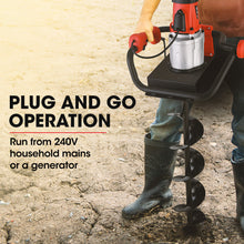 Load image into Gallery viewer, Baumr-AG 1500W Electric Post Hole Auger Digger

