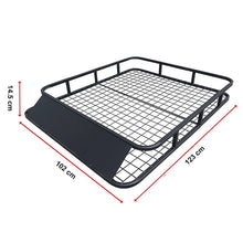 Load image into Gallery viewer, Universal Roof Rack Basket - Car Luggage Carrier Steel Cage Vehicle Cargo
