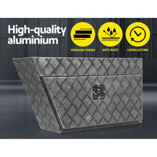 Load image into Gallery viewer, Giantz Aluminium Ute Tool Box Pair of Toolbox Tray Vehicle Storage Lock
